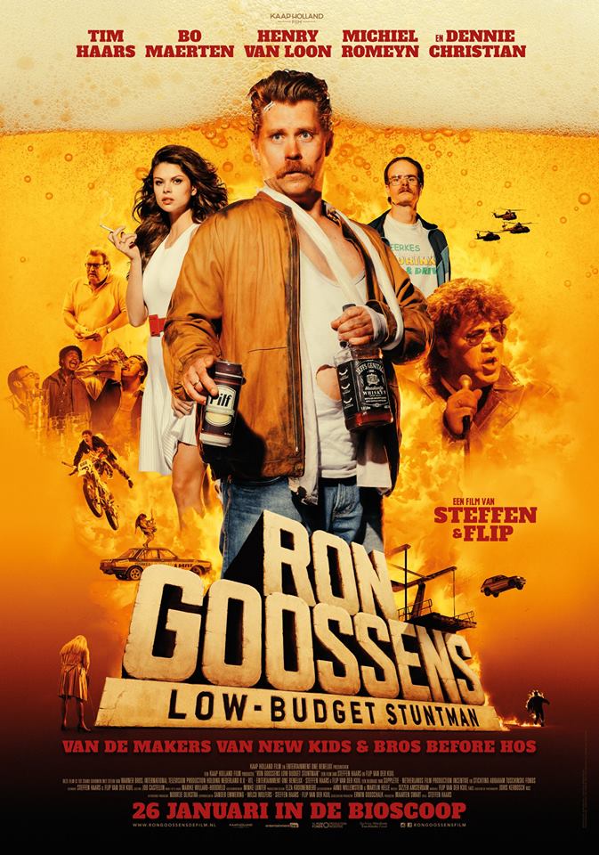 Ron Goossens Low Budget Stuntman film poster - boom operator
